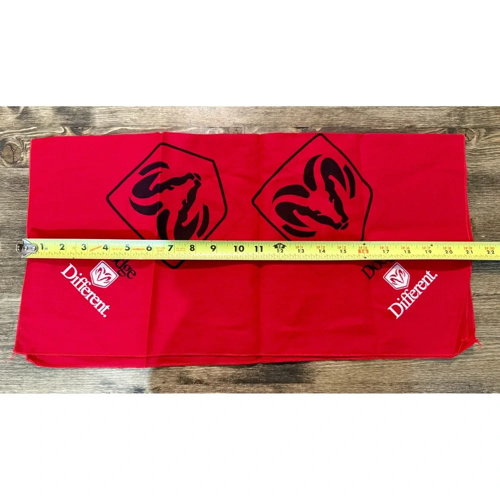 Dodge Bandana Red Excellent Different Ram Logo Mopar Automotive Accessory